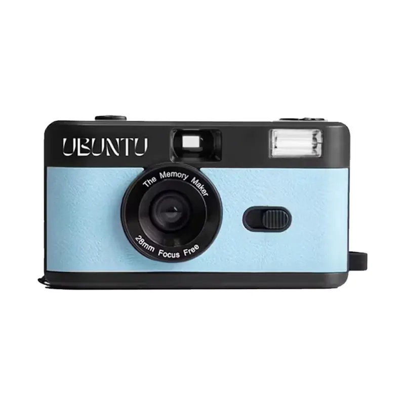 Ubuntu Film Co. 35mm Reusable Memory Makers Film Camera (Tiffany Blue)