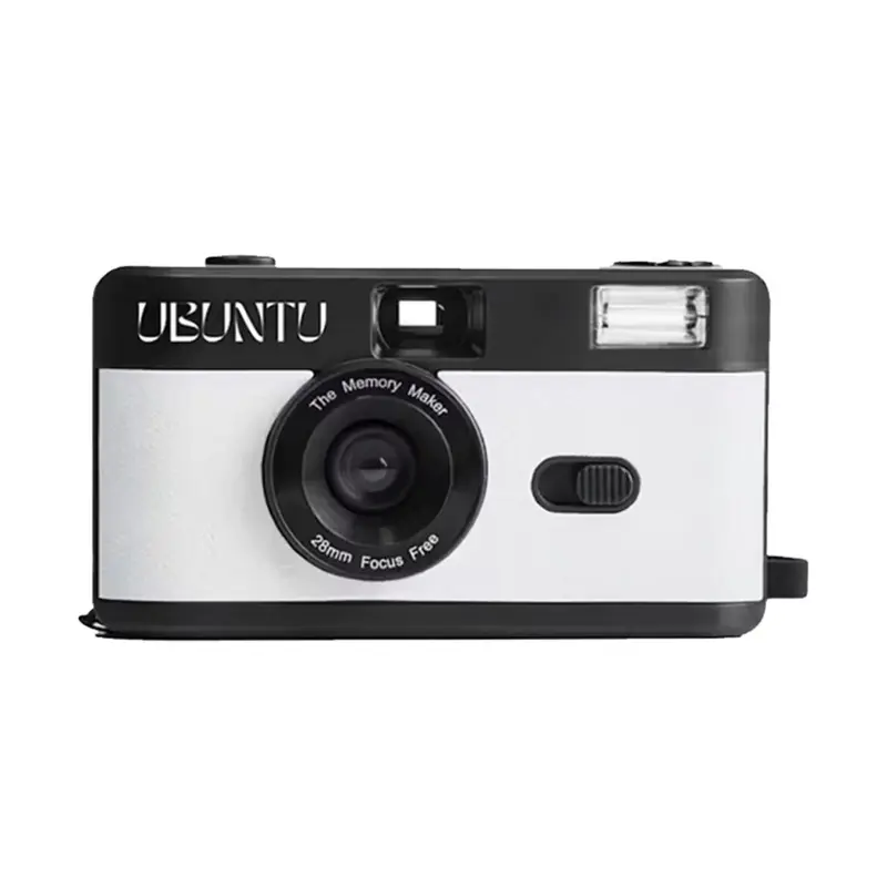 Ubuntu Film Co. 35mm Reusable Memory Makers Film Camera (White)