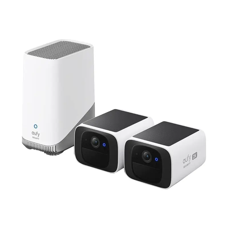 Eufy Security SoloCam S220 Solar Powered Security Cameras with Homebase 3