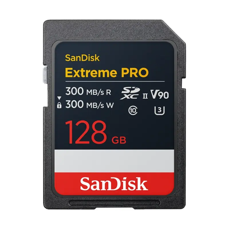 SanDisk 128GB Extreme PRO 300MB/s UHS-II SDXC Memory Card