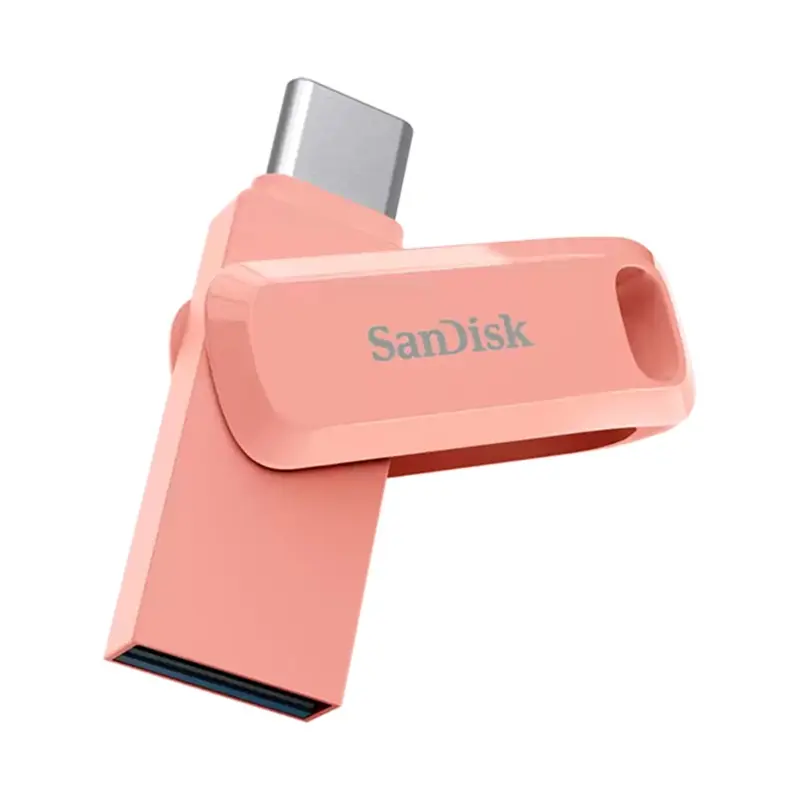 SanDisk 64GB Ultra Dual Drive Go USB Type-C (Peach Amber)