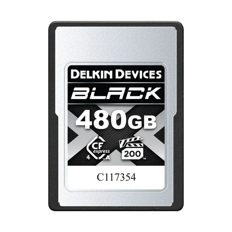 Delkin Devices 480GB BLACK CFexpress Type A 4.0 Memory Card