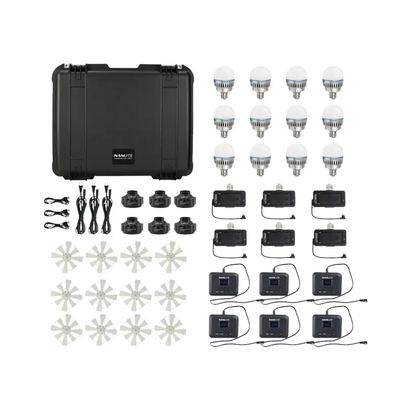 Nanlite PavoBulb 10C Bi-Color RGBWW LED Bulb (12 Light Kit)
