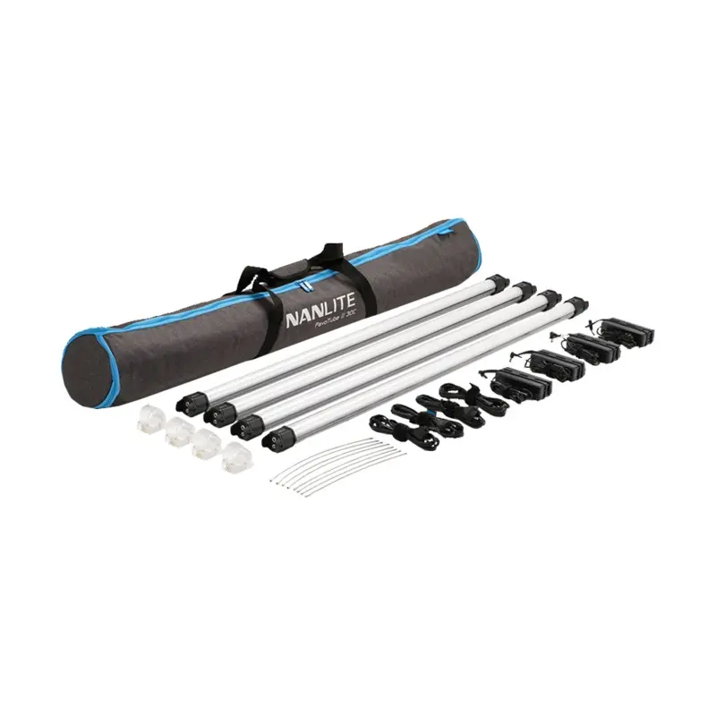 Nanlite PavoTube II 30C RGB LED Tube Light (120cm, 4-Light Kit)