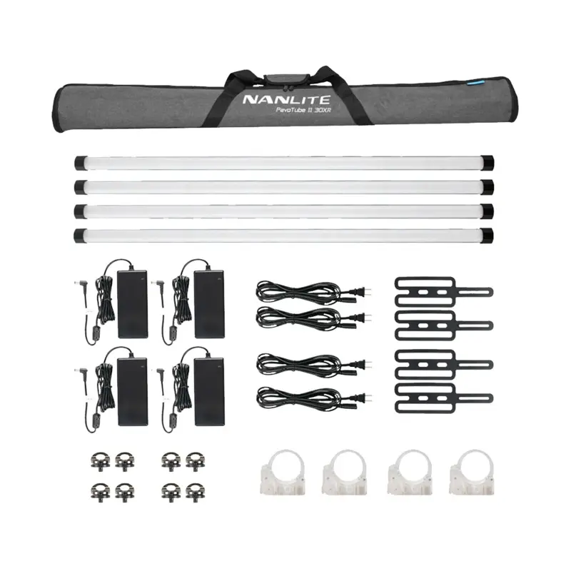 Nanlite PavoTube II 30XR RGB LED Pixel Tube Light (120cm, 4-Light Kit)