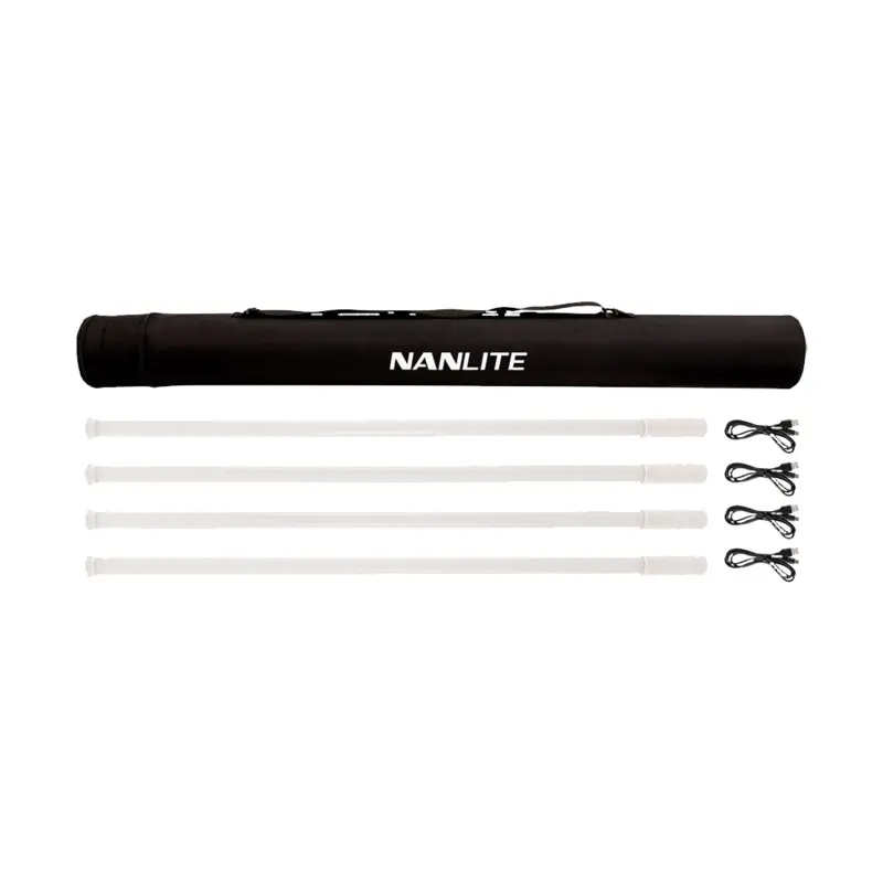 Nanlite PavoTube T8-7X RGB LED Pixel Tube Light (90cm, 4-Light Kit)