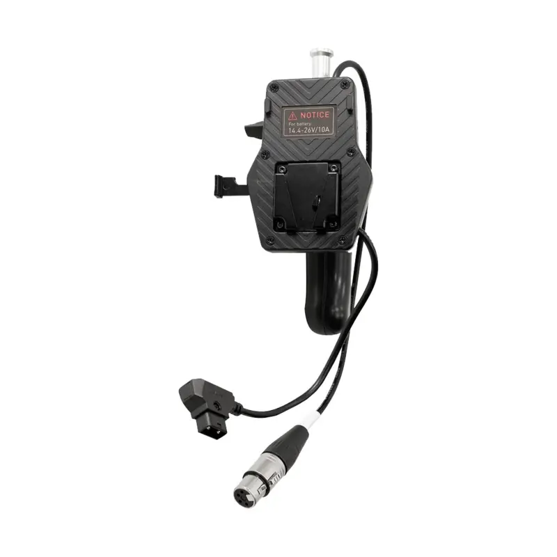 Nanlite V-Mount Battery Grip with 4-Pin XLR Connector for Forza LED Lights