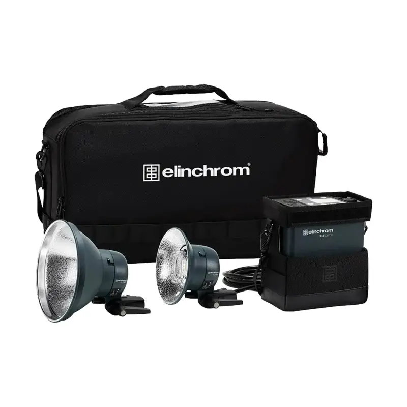 Elinchrom ELB 500 TTL Dual Head To Go Kit