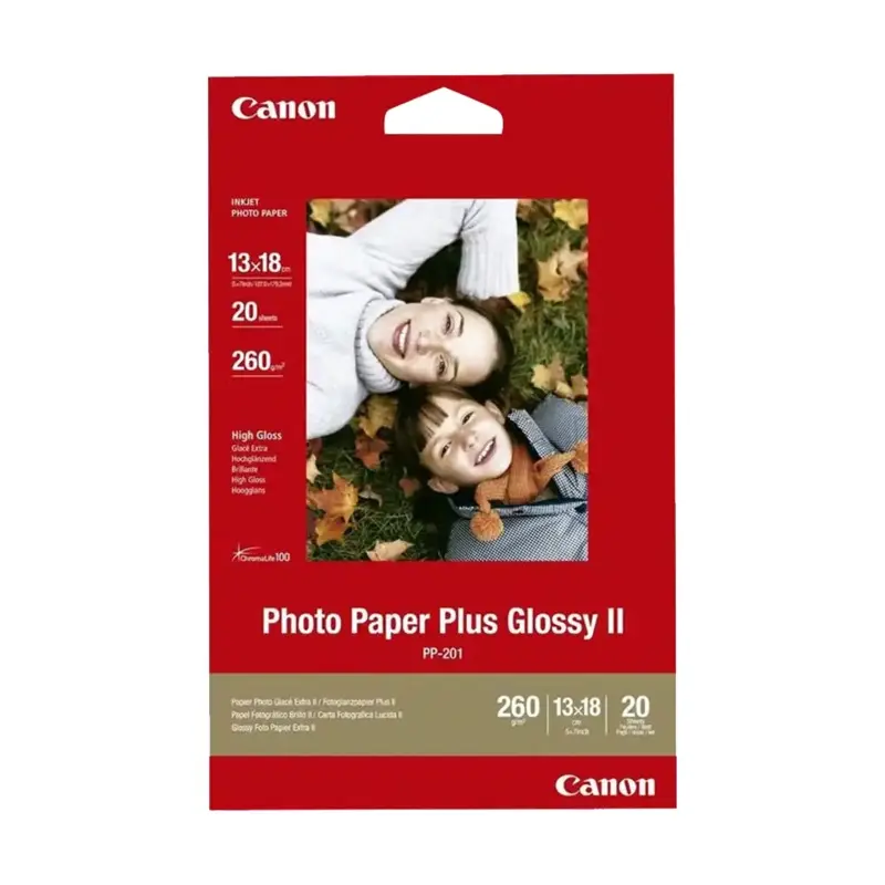 Canon PP201 Glossy Photo Paper (13 x 18cm - 20 Sheets)