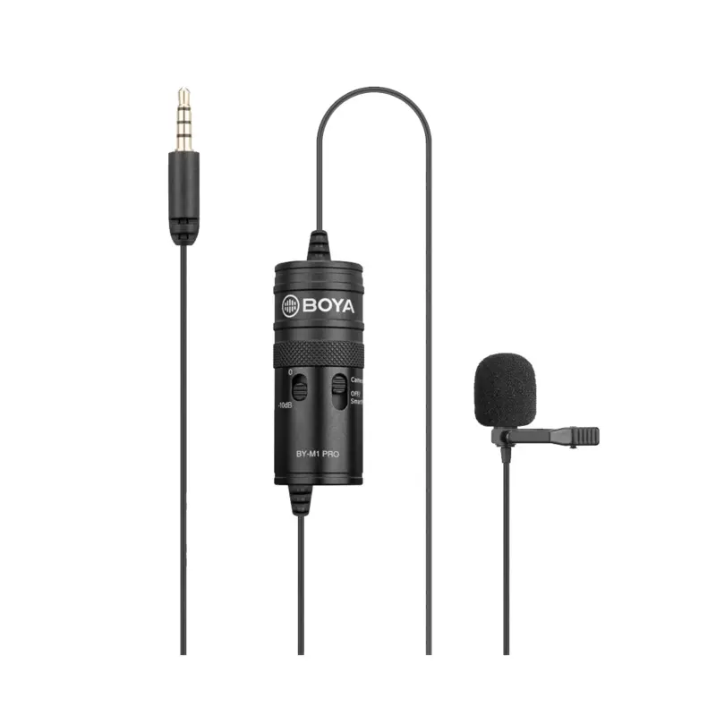 BOYA BY-M1 Pro Omni Lavalier Mic for Smartphones and Cameras (TRRS)