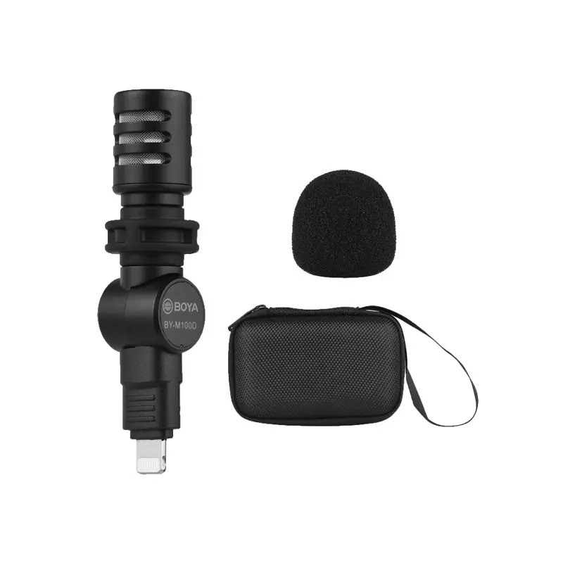 BOYA BY-M100D Ultracompact Condenser Microphone with Lightning Connector