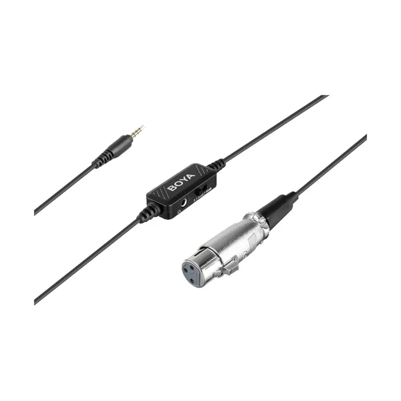 BOYA XLR to 3.5mm TRRS Plug Microphone Cable