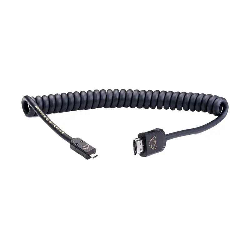 Atomos AtomFLEX Coiled Micro-HDMI to HDMI Cable (40cm)