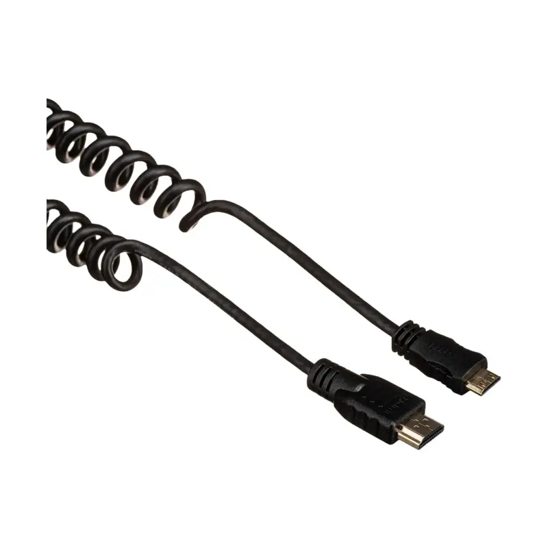 Atomos Cable Coiled Mini HDMI to Full HDMI - 50cm