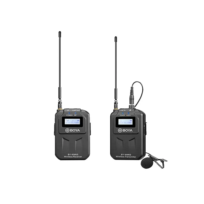 BOYA BY-WM6S Camera-Mount Wireless Omni Lavalier Microphone System