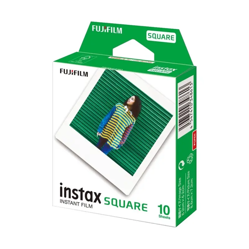Fujifilm Instax Square Instant Film - Plain White (10 Shots)