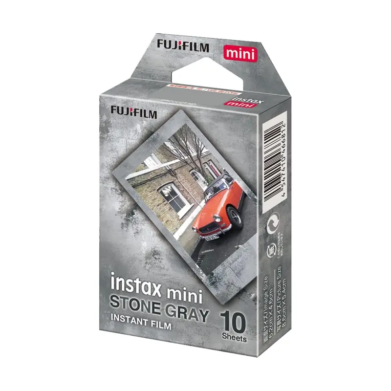 Fujifilm Instax Mini Instant Film - Stone Gray (10 Shots)