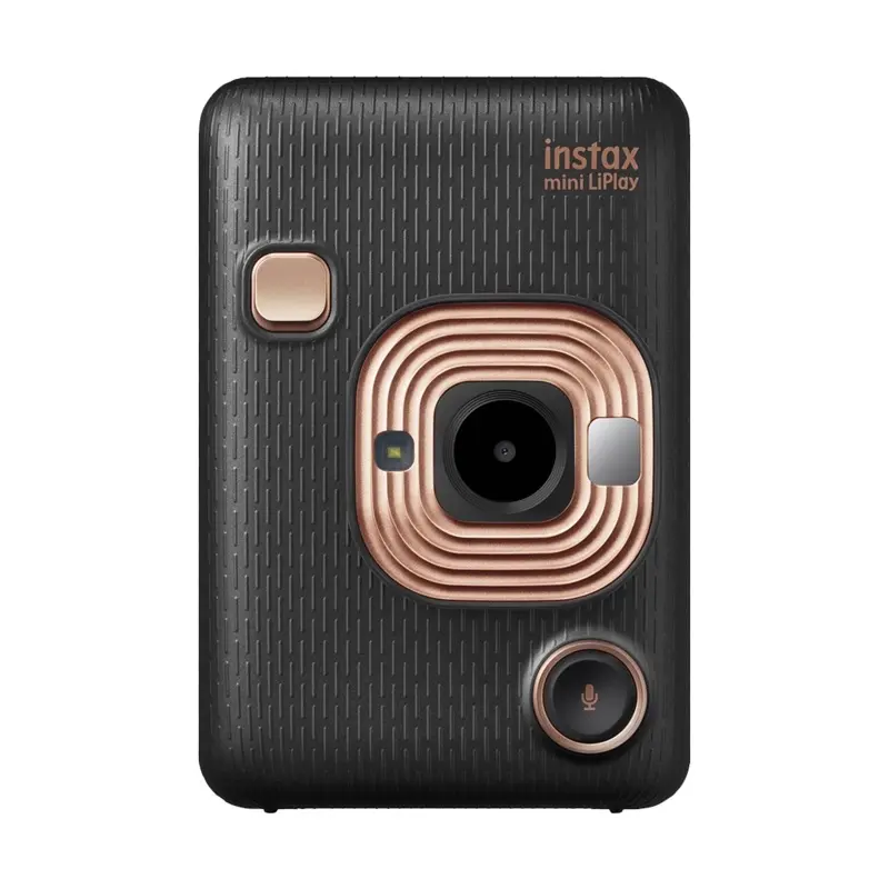 Fujifilm Instax Mini LiPlay Hybrid Instant Camera (Elegant Black)