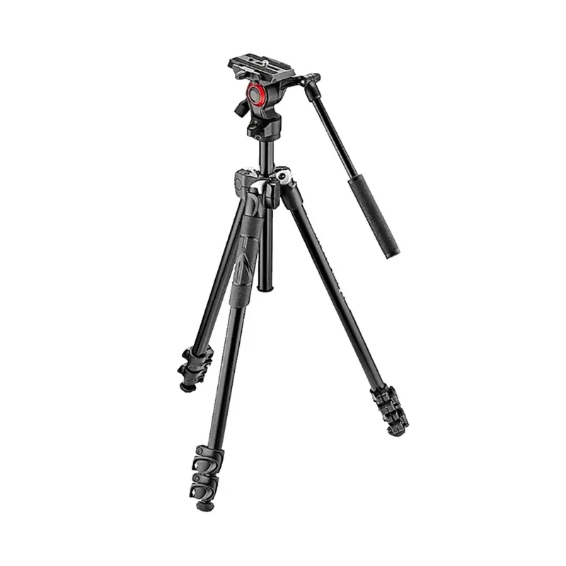 Manfrotto MK290LTA3-V 3-Section Light Aluminium Tripod with Befree Live Video Head