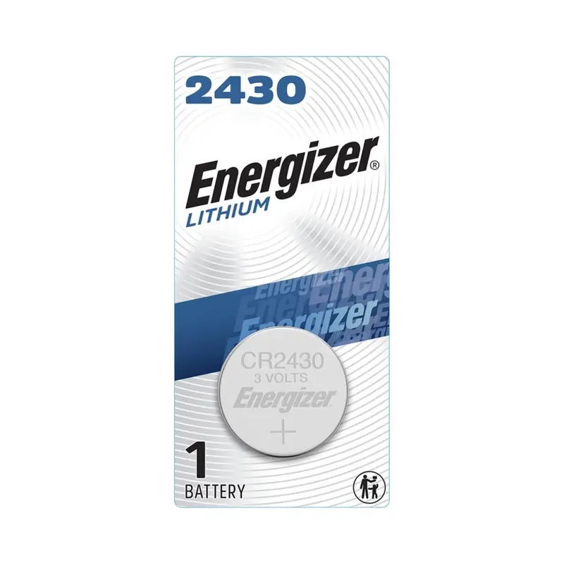 Energizer CR2430 3v Lithium Coin Battery Card 1