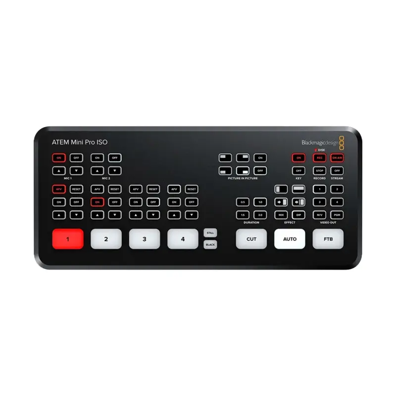 Blackmagic Design ATEM Mini Pro ISO HDMI Live Stream