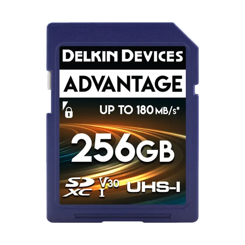 Delkin Devices 256GB Advantage UHS-I SDXC (180MB/s) Memory Card