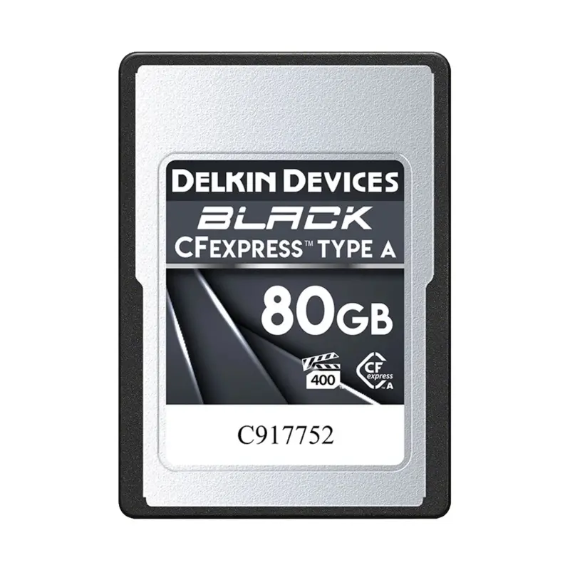 Delkin Devices 80GB BLACK CFexpress Type A Memory Card