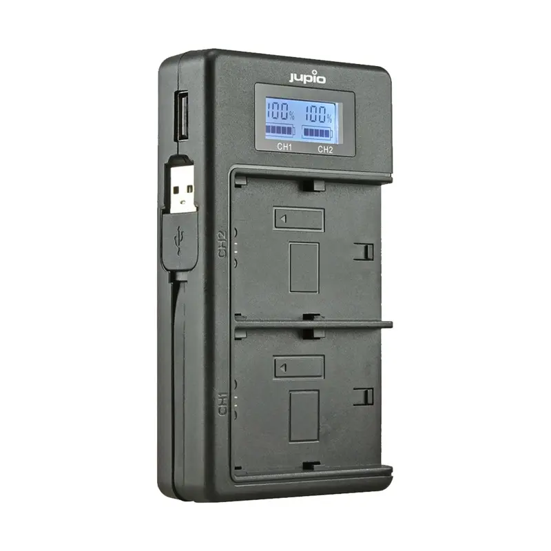 Jupio USB Dedicated Duo Charger for Canon LP-E10 Batteries