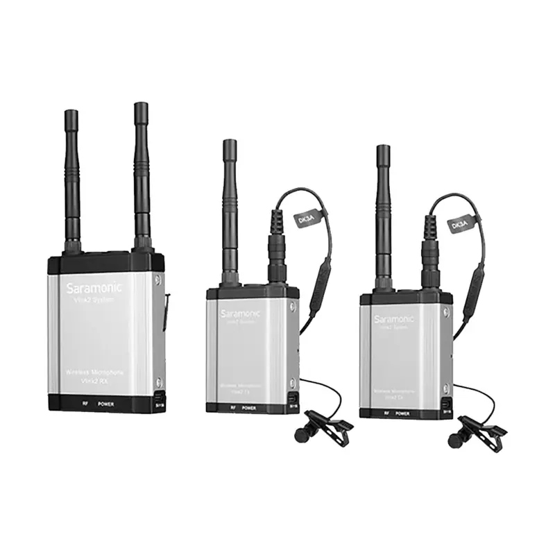Saramonic Vlink2 Kit2 (TX+TX+RX) 2.4GHz Wireless Microphone System
