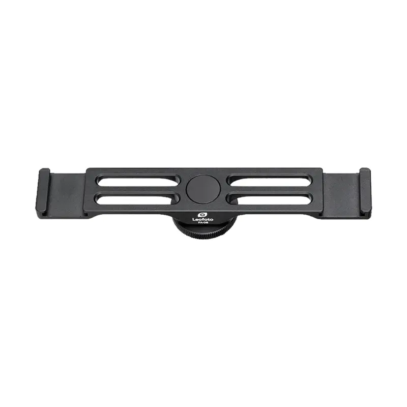 Leofoto FA-08 Cold Shoe Adapter with Two Cold Shoe Adapters