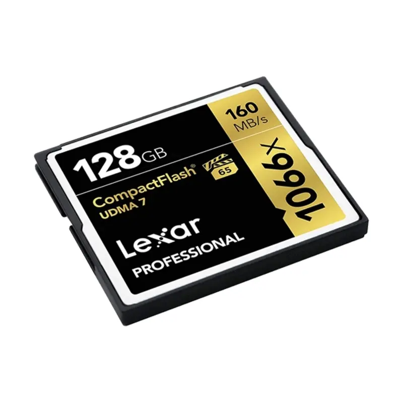 Lexar 128GB Professional 1066x 160MB/s CompactFlash Memory Card