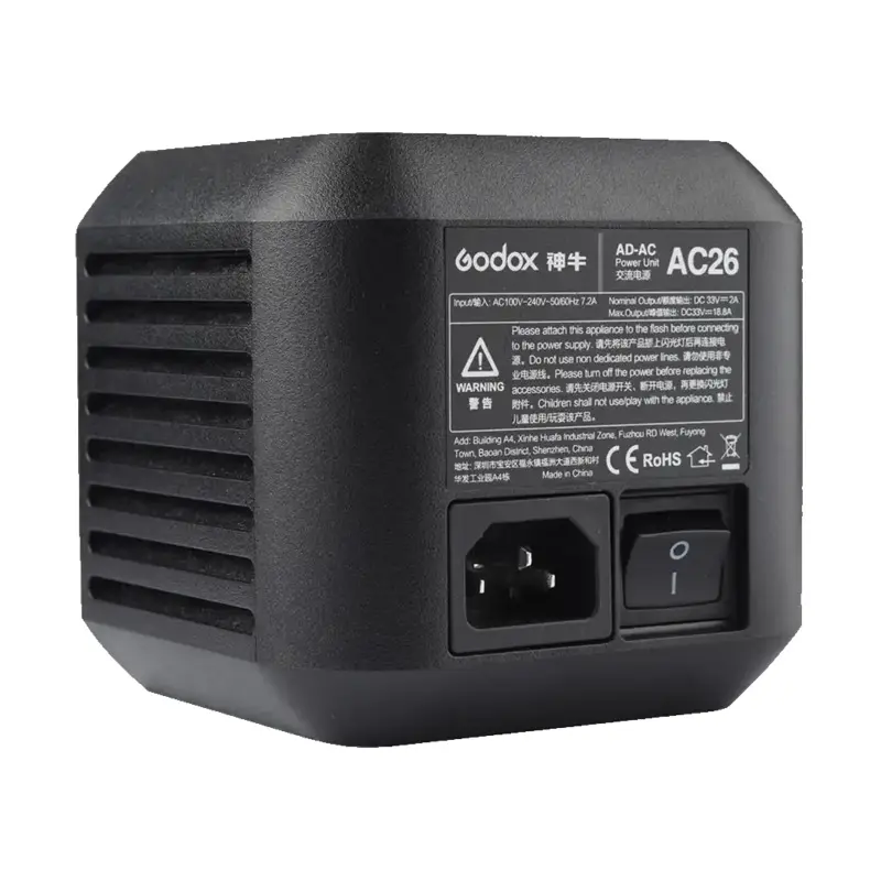 Godox AC Adapter for AD600Pro Witstro Outdoor Flash