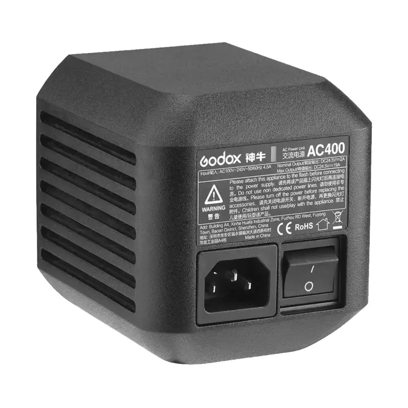 Godox AC Adapter for Witstro AD400Pro Monolight