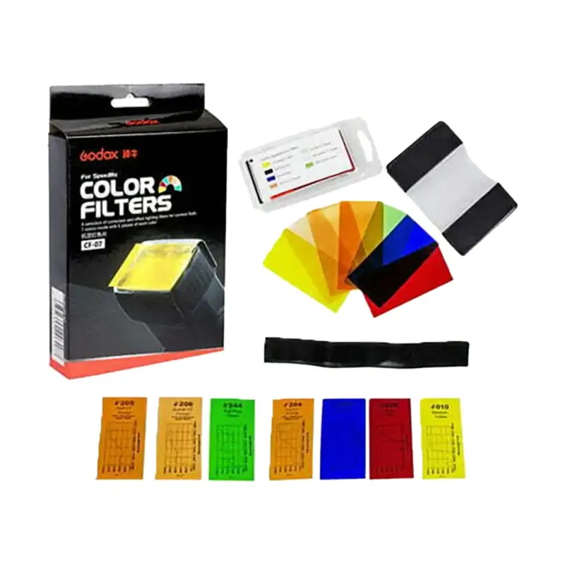 Godox CF-07 Universal Speedlite Colour Filter Kit