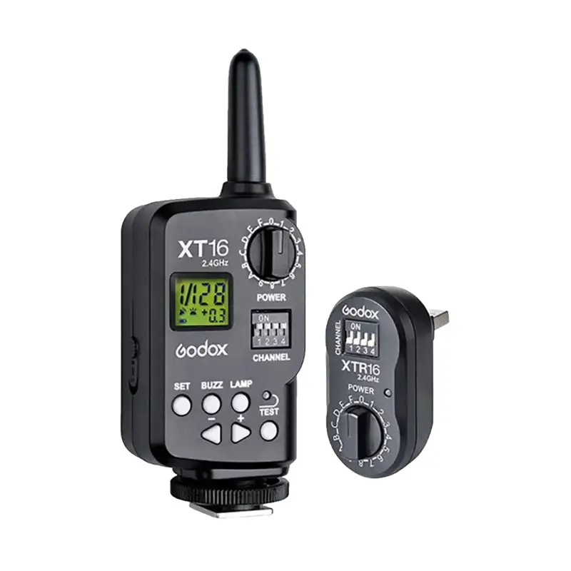 Godox XT-16 Wireless Power-Control Flash Trigger 2.4G (Transmitter and Receiver)