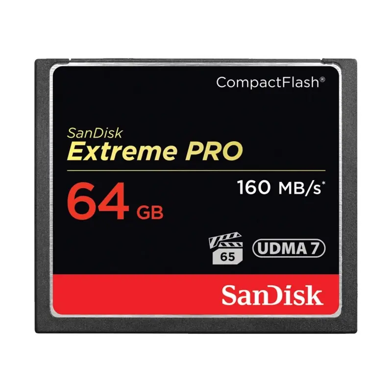 SanDisk 64GB Extreme Pro 160MB/s CompactFlash Memory Card