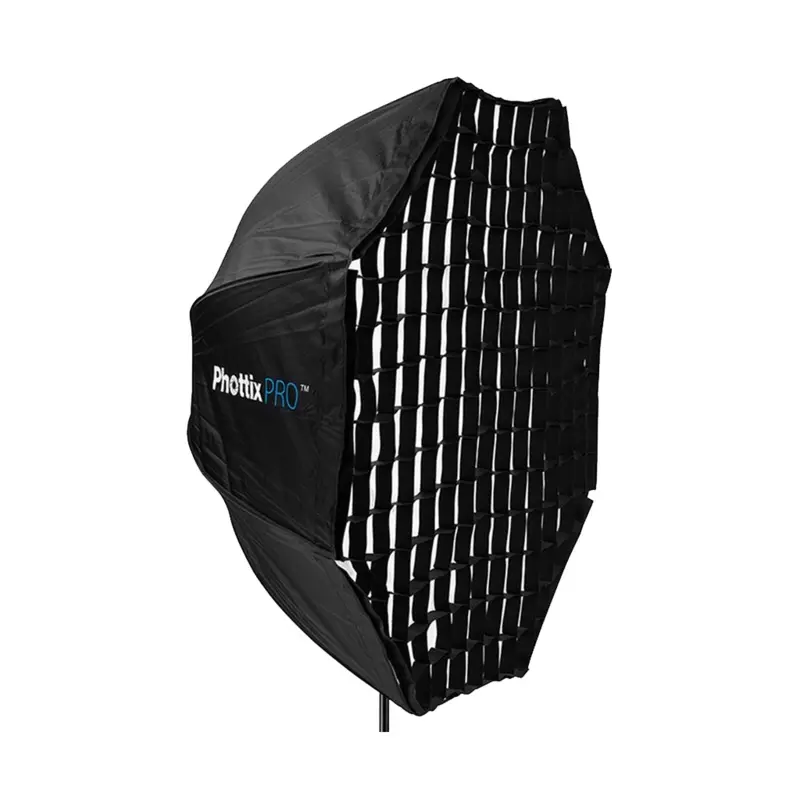 Phottix Pro Easy-Up HD Extra Large Octa Umbrella Softbox with Grid 120cm
