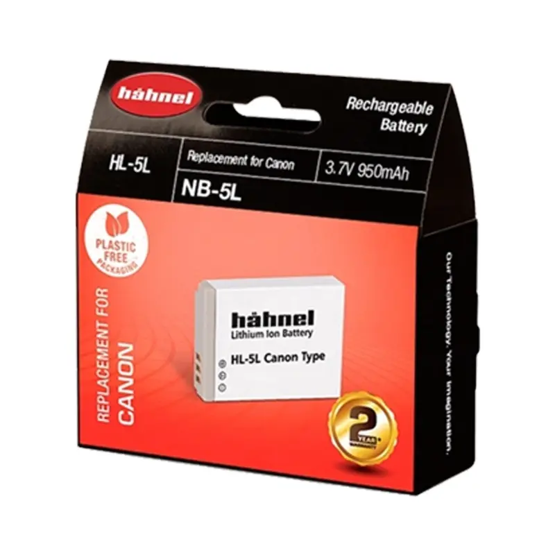 Hahnel HL-5L Lithium Ion Battery for Canon (NB-5L)