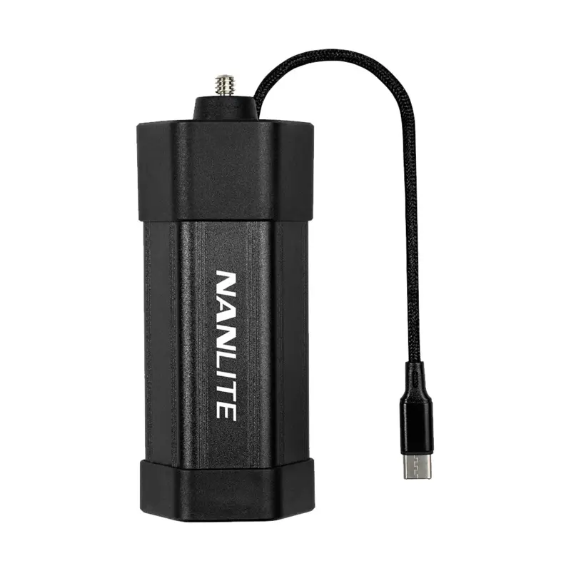 Nanlite PavoTube II 6C NP-F Battery Grip with USB-C Cable