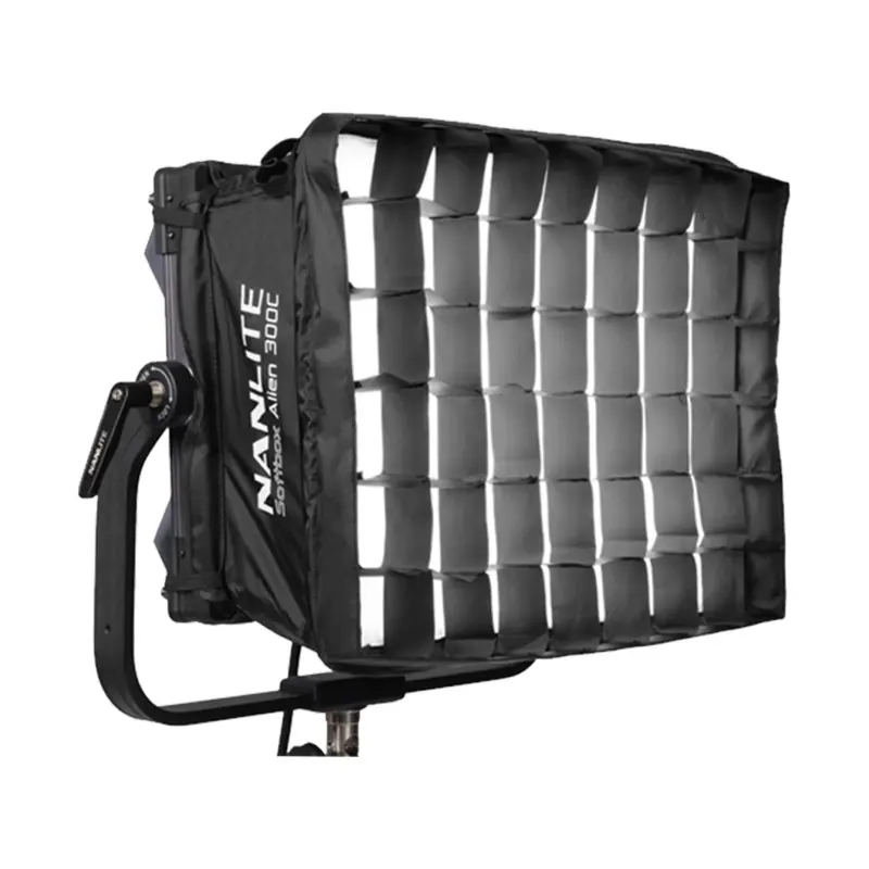 Nanlite Pop-Up Softbox and Grid for the Alien 300C LED Panel Light