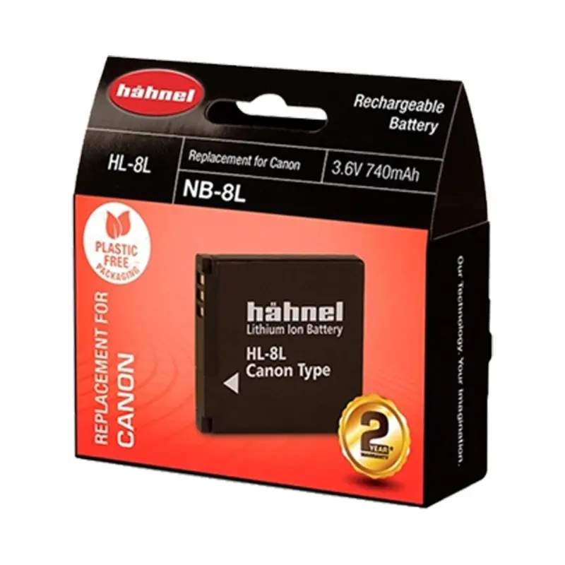 Hahnel HL-8L Lithium Ion Battery for Canon (NB-8L)