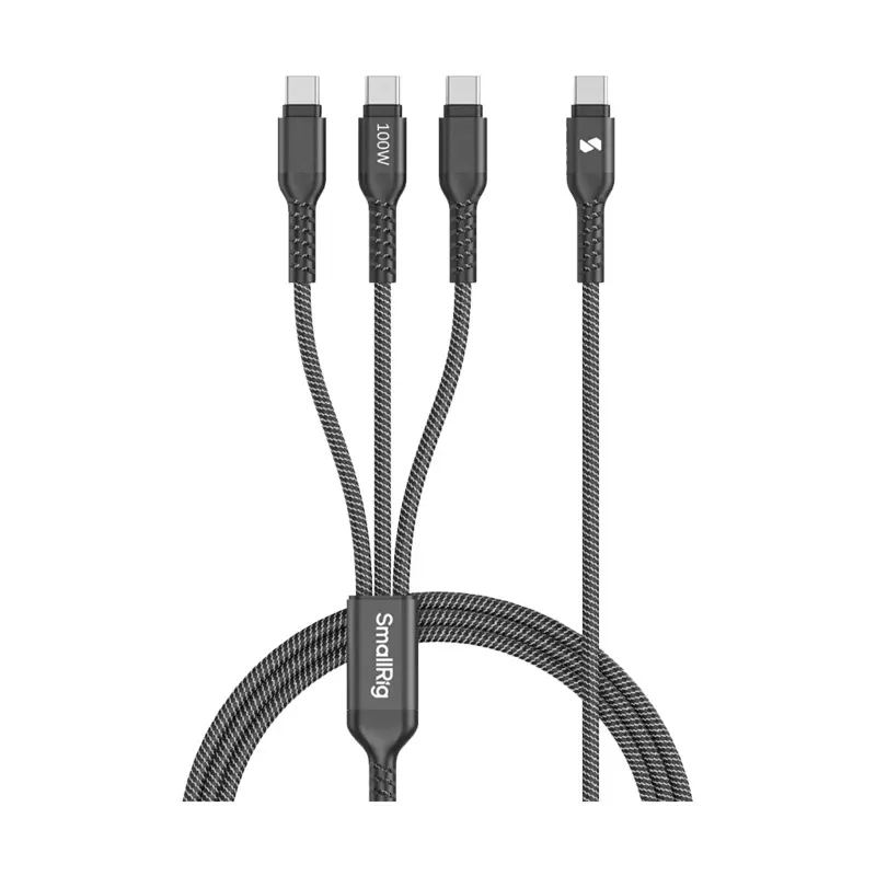 SmallRig 3-in-1 USB-C Power Cable (1.2m)
