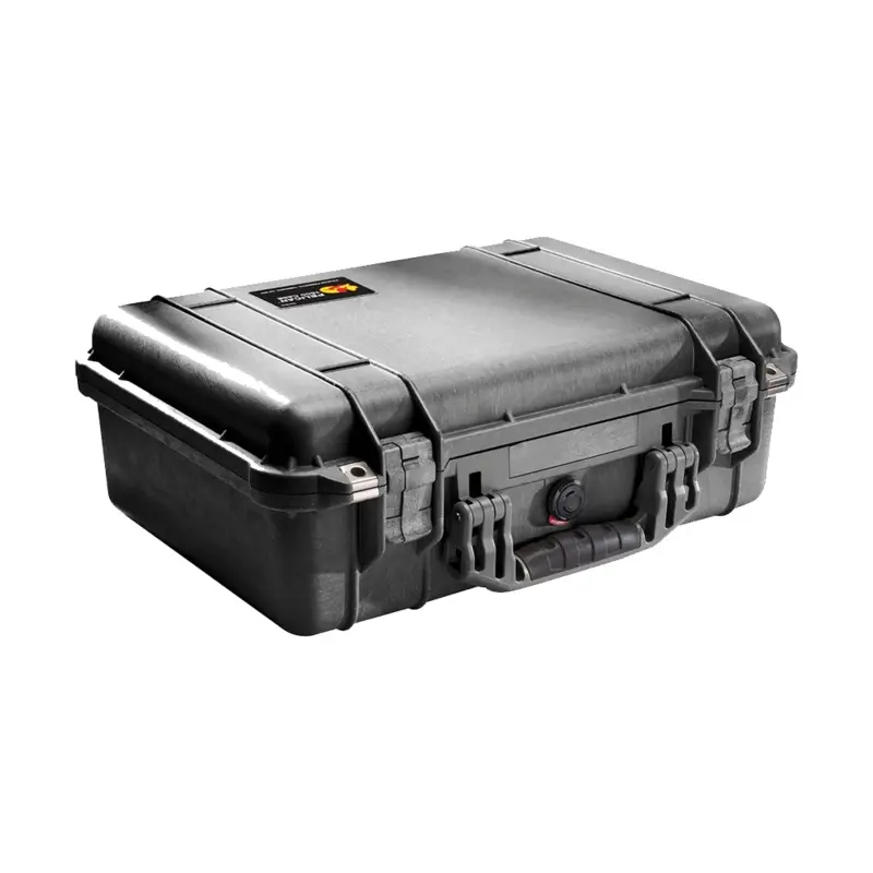Pelican 1500 Case (Black) with Pick 'N Pluck Foam