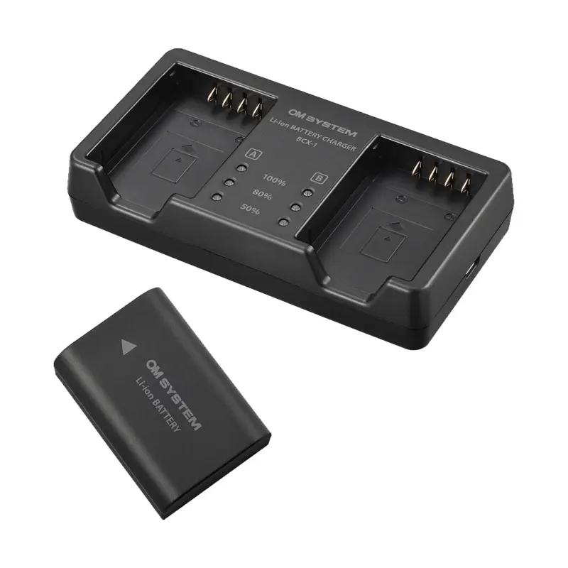 OM SYSTEM SBCX-1 Lithium-Ion Battery and Charger Kit