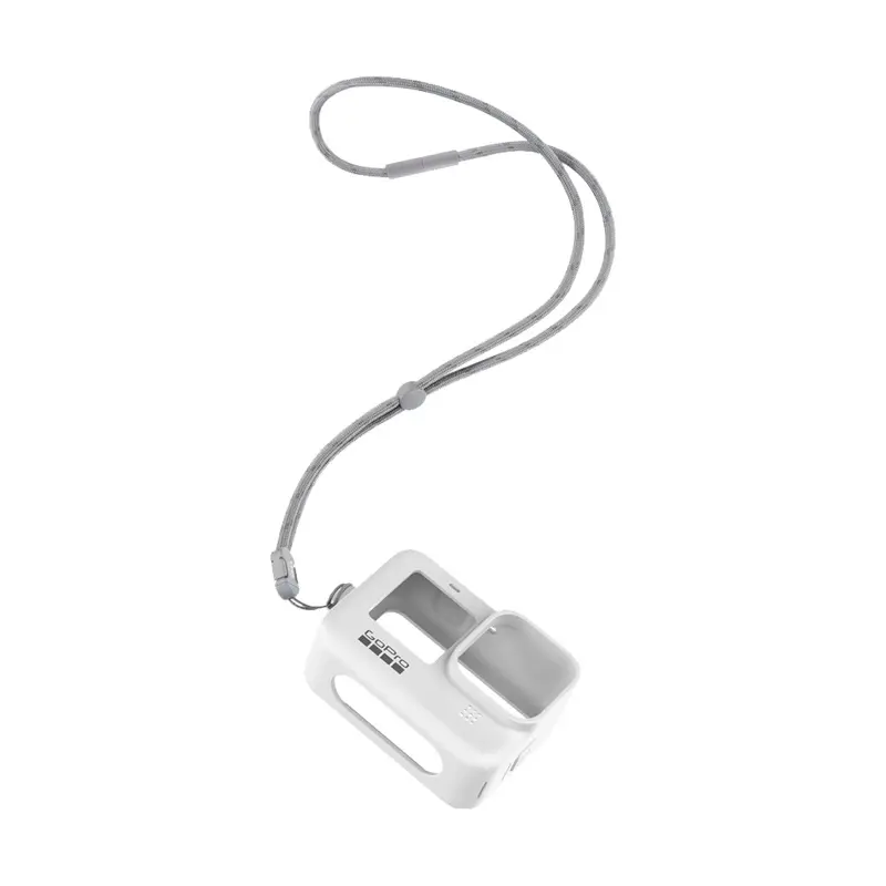 GoPro Sleeve and Lanyard for HERO 9 / 10 / 11 / 12 / 13 (White)