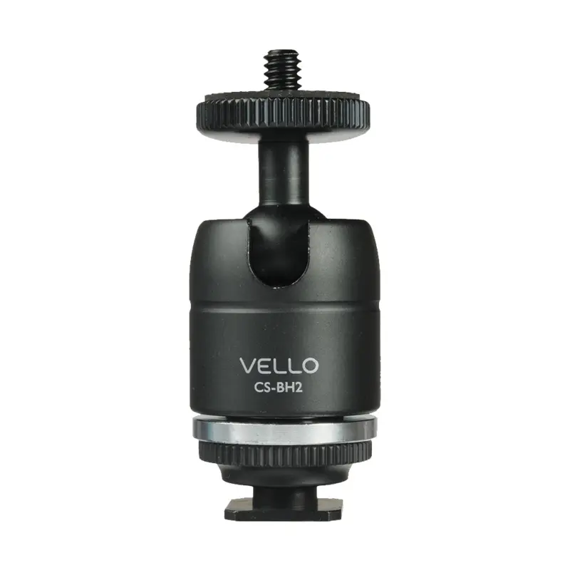 Vello Multi-Function Ball Head with Removable Bottom Shoe Mount
