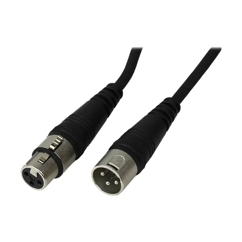 XLR Male to Female Audio Cable (5m)