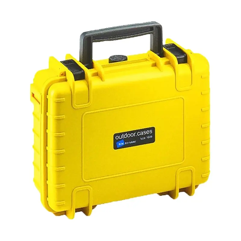 B&W International Type 1000 Outdoor Hard Case with Foam Insert (Yellow)