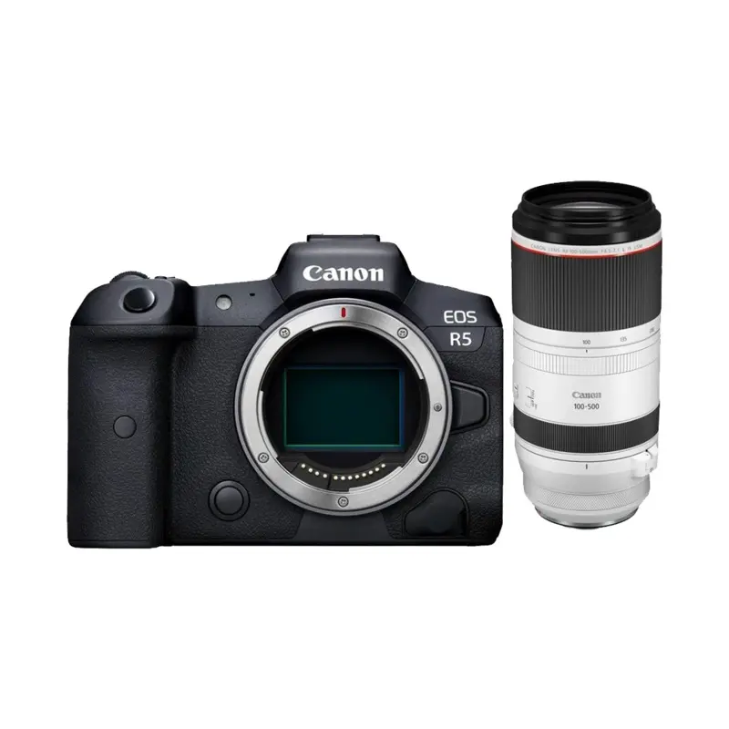Rental: Canon EOS R5 Mirrorless Camera with RF 100-500mm f/4.5-7.1L IS USM Lens