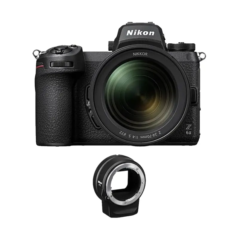 Rental: Nikon Z 6II Mirrorless Digital Camera with 24-70mm f/4 Lens and FTZ Adapter